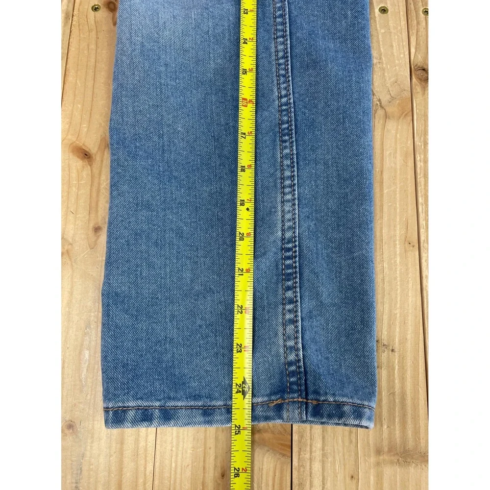 Old Navy Girls Size 14 High-Rise Slouchy Straight Jeans Built-In Tough Blue Wash